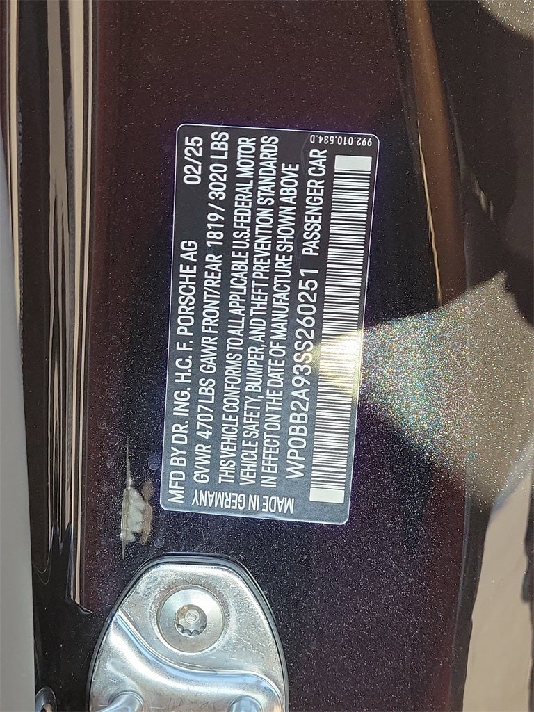 2025 Porsche 911 Targa 4 GTS